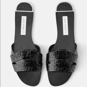 Zara Black Sandals